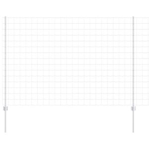 vidaXL Cl&ocirc;ture en fil soud&eacute; 10 x 1,6 m (l x h) Acier galvanis&eacute; &agrave; chaud
