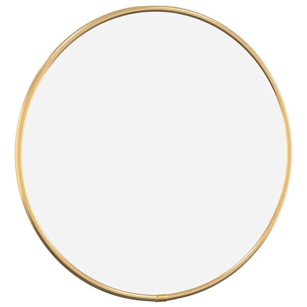 vidaXL Miroir mural Dor&eacute; &Oslash; 30 cm Rond