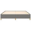 vidaXL Cadre de lit sans matelas gris fonc&eacute; 160x200 cm tissu