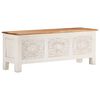 vidaXL Bo&icirc;te de rangement 110x30x40 cm Bois d'acacia solide