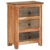 vidaXL Armoire lat&eacute;rale 55x33x75 cm bois massif d'acacia