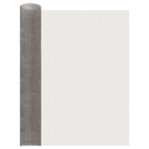 vidaXL &Eacute;cran en maille 80 x 200 cm 3 Mesh Acier Inoxydable 201 Argent&eacute;