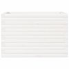 vidaXL Jardini&egrave;re blanc 70x40x45,5 cm bois de pin massif