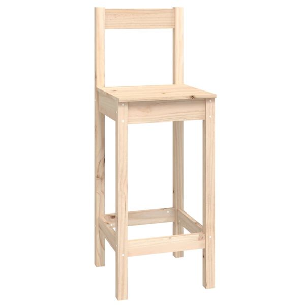 vidaXL Ensemble de bar 9 pcs Bois de pin massif