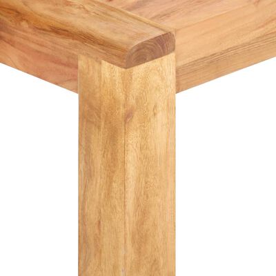 vidaXL Table basse 110x60x35 cm Bois d'acacia massif et finition miel