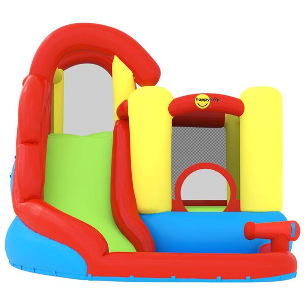 Happy Hop Château gonflable avec toboggan et piscine 280x319x211 cm