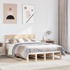 vidaXL Cadre de lit sans matelas 120x190 cm bois de pin massif
