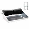 vidaXL Roller de Remorque de Bateau avec Support 30,5 cm Argent&eacute;