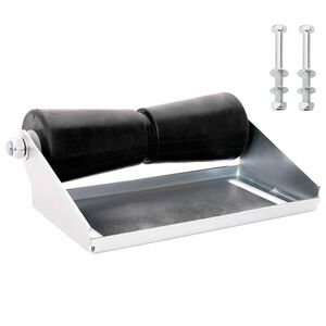 vidaXL Roller de Remorque de Bateau avec Support 30,5 cm Argent&eacute;