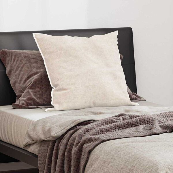 vidaXL Oreiller avec oreiller Blanc 80 x 80 cm Coton