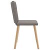 vidaXL Chaises à manger lot de 4 taupe tissu
