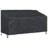 vidaXL Housse de banc de jardin Noir 185 x 85 x 65 / 94 cm Tissu 420D