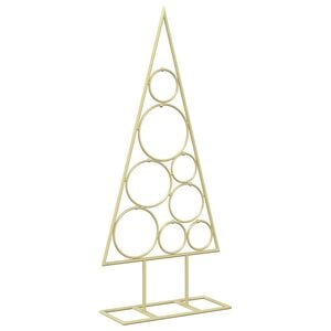 vidaXL Sapin de No&euml;l en m&eacute;tal avec support circulaire KUOPIO 60 cm