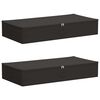 vidaXL Bo&icirc;te de rangement 2 pc Tissu intiss&eacute; 90 x 48 x 15 cm 64,8 L