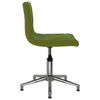 vidaXL Chaises pivotantes &agrave; manger lot de 4 vert clair velours