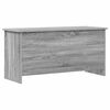 vidaXL Coffre de rangement avec stockage Sonoma gris 100 x 40 x 50 cm
