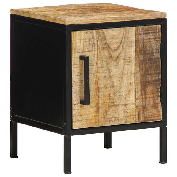 vidaXL Cabinet de chevet Marron et Noir 30 x 30 x 40 cm