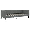 vidaXL Lit de repos sans matelas gris fonc&eacute; 80x200 cm tissu