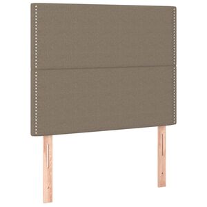vidaXL T&ecirc;te de lit Taupe 90x5x118/128 cm Tissu