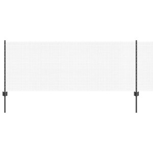 vidaXL Cl&ocirc;ture en fil soud&eacute; avec poteau 10 x 0,8 m (L x H)
