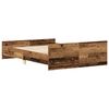 vidaXL Cadre de lit sans matelas vieux bois 120x200 cm bois ing&eacute;nierie