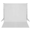 vidaXL Kit de studio photo avec éclairage et toile de fond