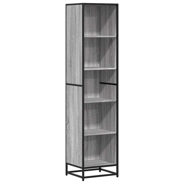 vidaXL Biblioth&egrave;que sonoma gris 40x35x170,5 cm bois d'ing&eacute;nierie
