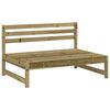 vidaXL Salon de jardin 2 pcs bois de pin impr&eacute;gn&eacute;