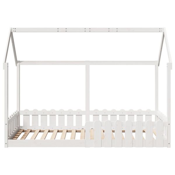 vidaXL Cadre de lit d'enfants forme de maison sans matelas 90x200 cm