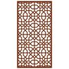 vidaXL D&eacute;coration murale jardin 105x55cm acier corten design mauresque
