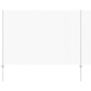 vidaXL Cl&ocirc;ture en fil soud&eacute; avec poteaux 25 x 1,5 m Acier galvanis&eacute;