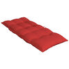 vidaXL Coussins de chaise à dossier haut lot de 2 rouge tissu oxford
