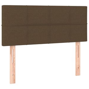 vidaXL T&ecirc;te de lit Marron Fonc&eacute; 80x5x78/88 cm Tissu