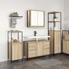 vidaXL Ensemble de mobilier de salle de bain avec tiroir 3 pcs