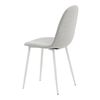 Venture Home Chaises &agrave; manger lot de 2 Polar polyester gris/blanc