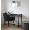 House Nordic Miroir ovale Daisy Noir