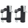 vidaXL Pinces &agrave; parasol pour balcon 2 pcs 25-38 mm acier
