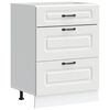 vidaXL Armoire de cuisine Kalmar blanc bois d'ing&eacute;nierie