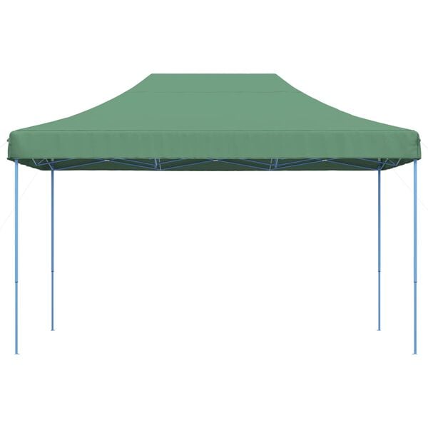 vidaXL Tente de r&eacute;ception pliable escamotable vert 440x292x315 cm
