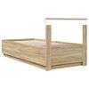 vidaXL Cadre de lit Ch&ecirc;ne Sonoma 70 x 190 cm Bois d'ing&eacute;nierie