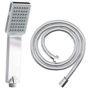 vidaXL Ensemble de Douche Chrome 150 cm Acier inoxydable