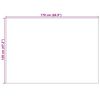 vidaXL Tapis de surface Rectangulaire Gris 170 x 120 cm