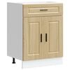 vidaXL Armoire de cuisine Porto ch&ecirc;ne sonoma bois d'ing&eacute;nierie
