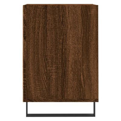 vidaXL Meuble TV Chêne marron 160x35x55 cm Bois d'ingénierie