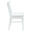 vidaXL Chaises de salle &agrave; manger 2 pcs Blanc 42 x 47.5 x 81 cm