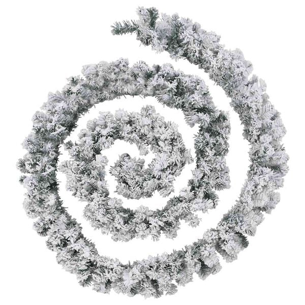 vidaXL Guirlande de No&euml;l avec lumi&egrave;res LED Vert 5 m PVC