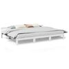 VidaXL Cadre de lit familial sans matelas blanc 240x200 cm