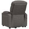 vidaXL Fauteuil de massage inclinable Gris foncé Tissu