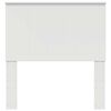 vidaXL Tête de lit avec tête de lit Blanc 90 cm Bois d'ingénierie