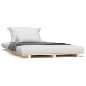 vidaXL Cadre de lit sans matelas 90x190 cm bois de pin massif
